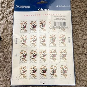 American Treasures Stamp Sheet unopened sheet of 20 self adhesive